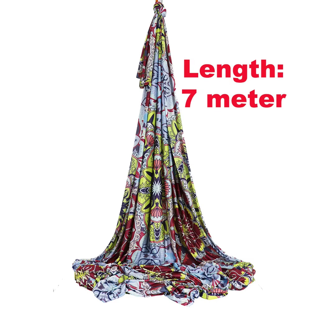 Whole Sale Yoga Hammock Silk Aerial Yoga Toy Swing Fabric Anti-Gravity Yoga Belts Fitness for Home Yoga Slimming and Shaping