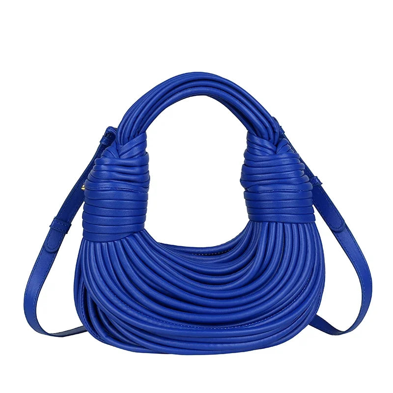 MOODS Luxury Evening Purses for Women Golden Noodle Knot Design Dinner Party Clutch Bag 2023 Luxury Designer Purses and Handbags