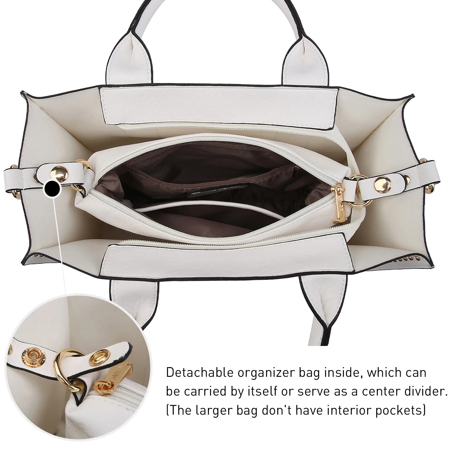 Stylish 3-Piece Women's Handbag Set - Tote, Shoulder Bag & Briefcase for Every Occasion - Alrickas’ UNIQUE BOUTIQUE