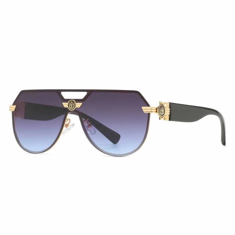 Vintage Luxury Sunglasses for Men and Women Square Fashion Designer Driving Glasses Shades