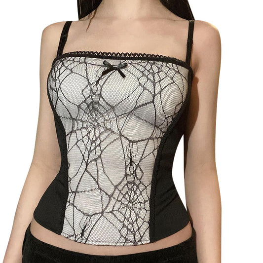 Wireless  Kawaii Tank Tops Gothic Tank Tops Punk Tank Tops Dark Tops Street Tank Tops aesthetic Tank Tops y2k  Tops