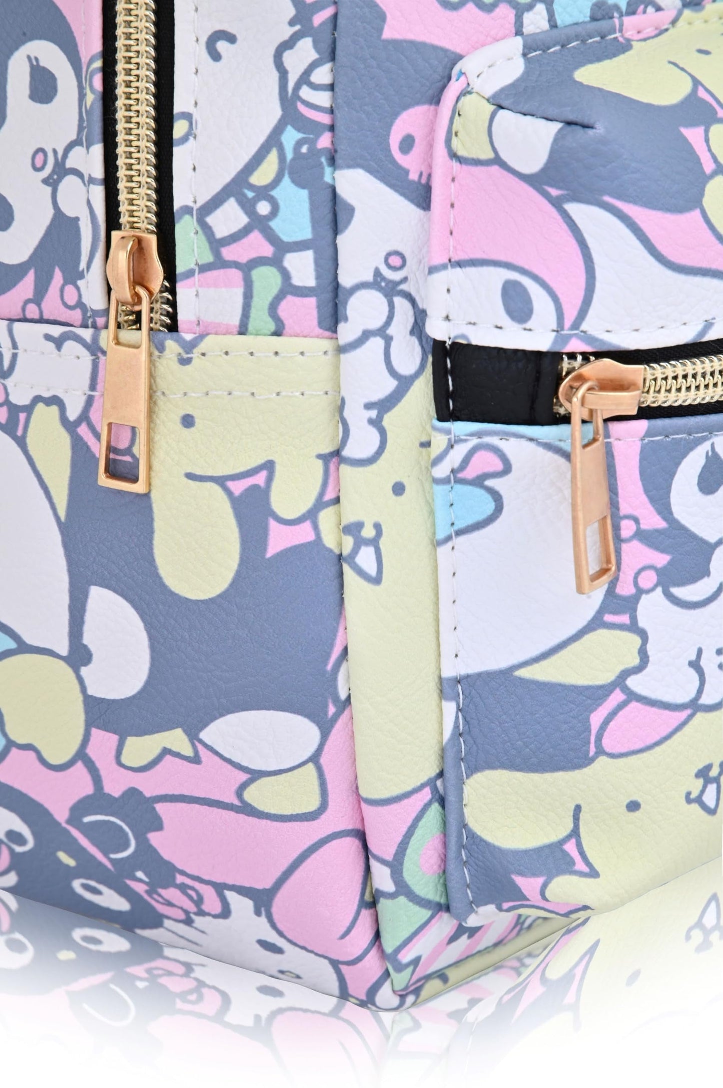 Sanrio Backpack for Women, Men, Unisex | Cute PU Leather 10" and Friends Mini Backpack Purse Shoulder Purse | Bag and Accessories