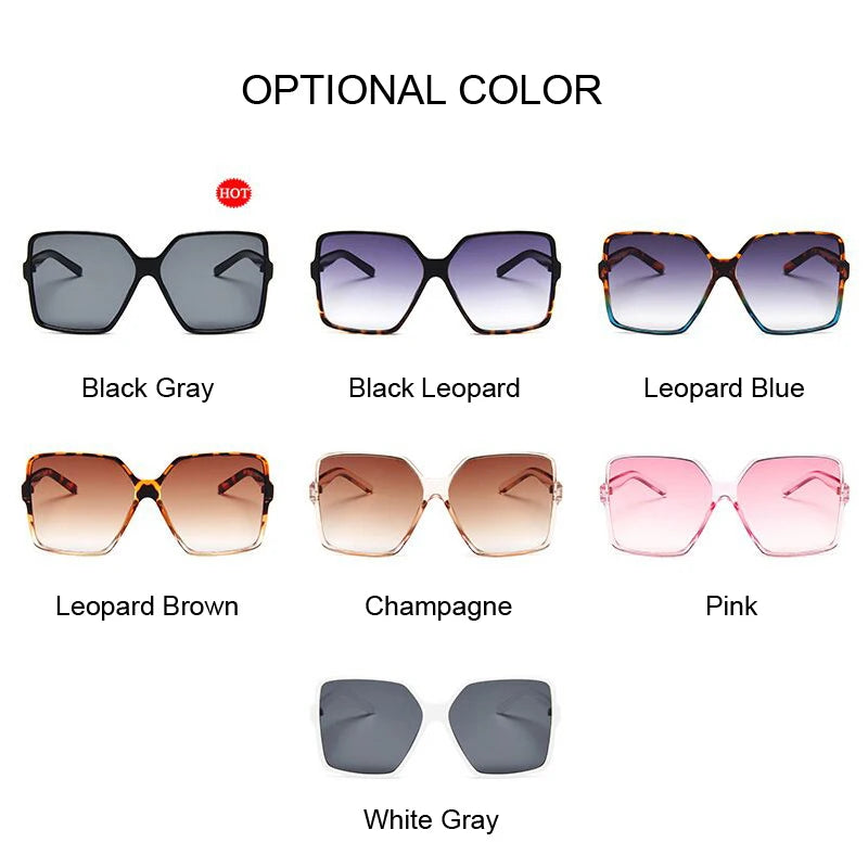 Newest Square Elegant Sunglasses Woman Luxury Brand Designer Italy Sun Glasses Female Ladies Vintage Shades Eyewear