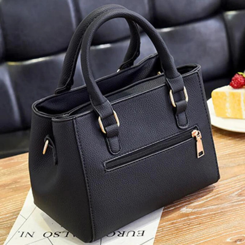 Chic PU Leather Vintage Handbag with Plush Tassel - Versatile Tote & Crossbody Bag for Women - Alrickas’ UNIQUE BOUTIQUE