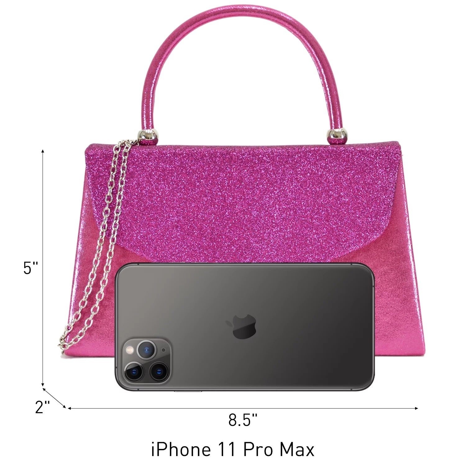 Elegant Frosted Glitter Evening Clutch - Perfect for Weddings, Parties, and Prom - Alrickas’ UNIQUE BOUTIQUE