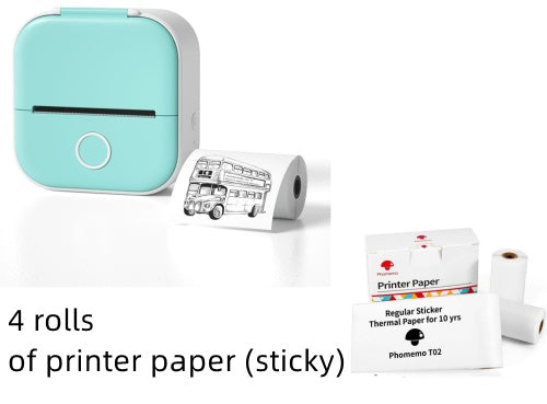 Portable Mini Thermal Label Printer Home Photo Printer Student Wrong Question Printer Bluetooth-compatible Mini Label Printer Price Tag - Alrickas’ UNIQUE BOUTIQUE