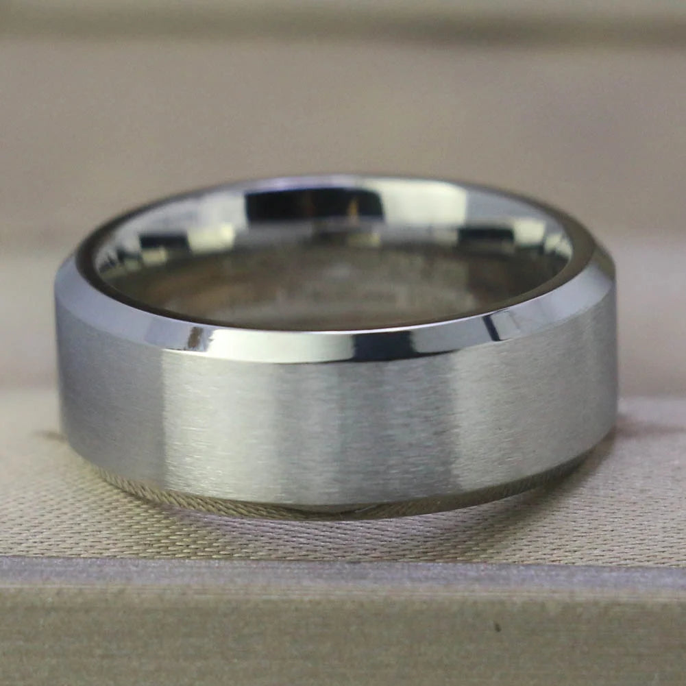 Elegant 10Kt White Gold Plated Matching Couple Rings Set with CZ for Women - Perfect Wedding Bands - Alrickas’ UNIQUE BOUTIQUE