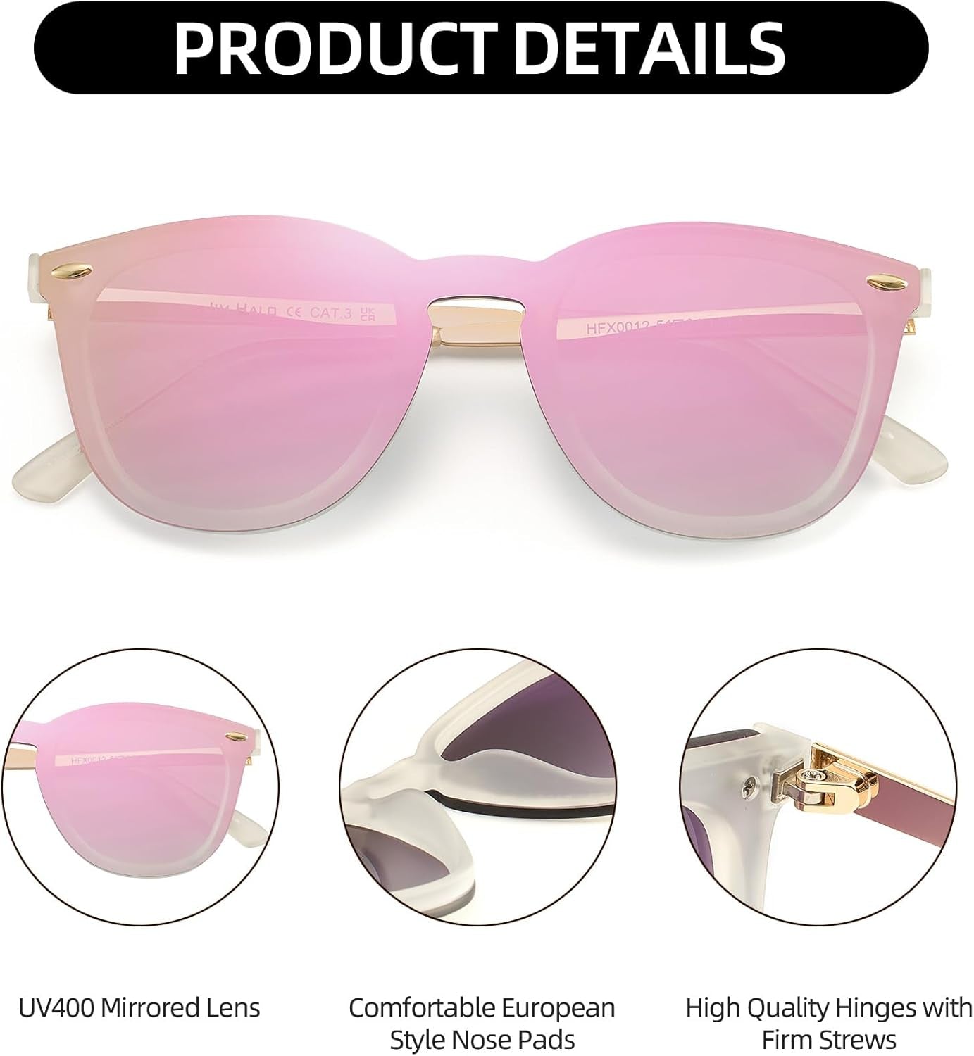 Stylish Rimless Reflective Sunglasses for Trendy Men and Women - Alrickas’ UNIQUE BOUTIQUE
