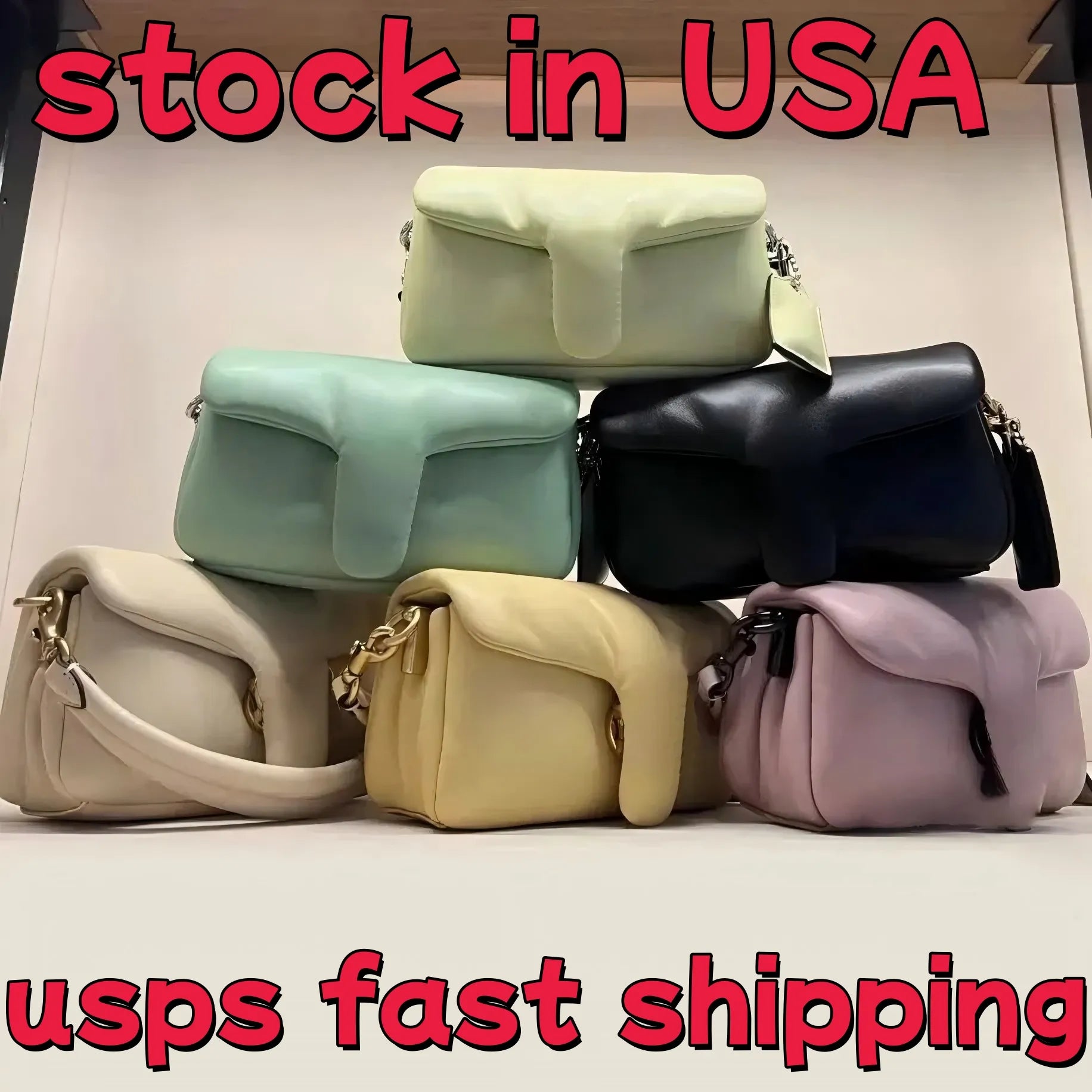 Luxury Soft Leather Crossbody Bag for Women - Designer Cloudy Purse & Mini Wallet in Black - Alrickas’ UNIQUE BOUTIQUE