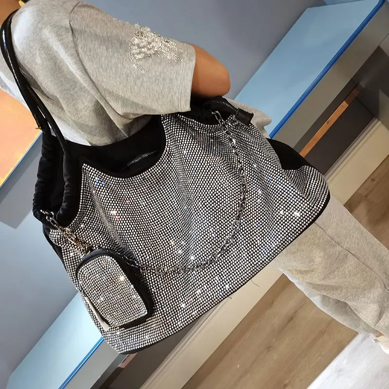 Elegant Designer Crossbody Handbags for Women - High-Quality Diamond Tote Bags and Purses - Alrickas’ UNIQUE BOUTIQUE