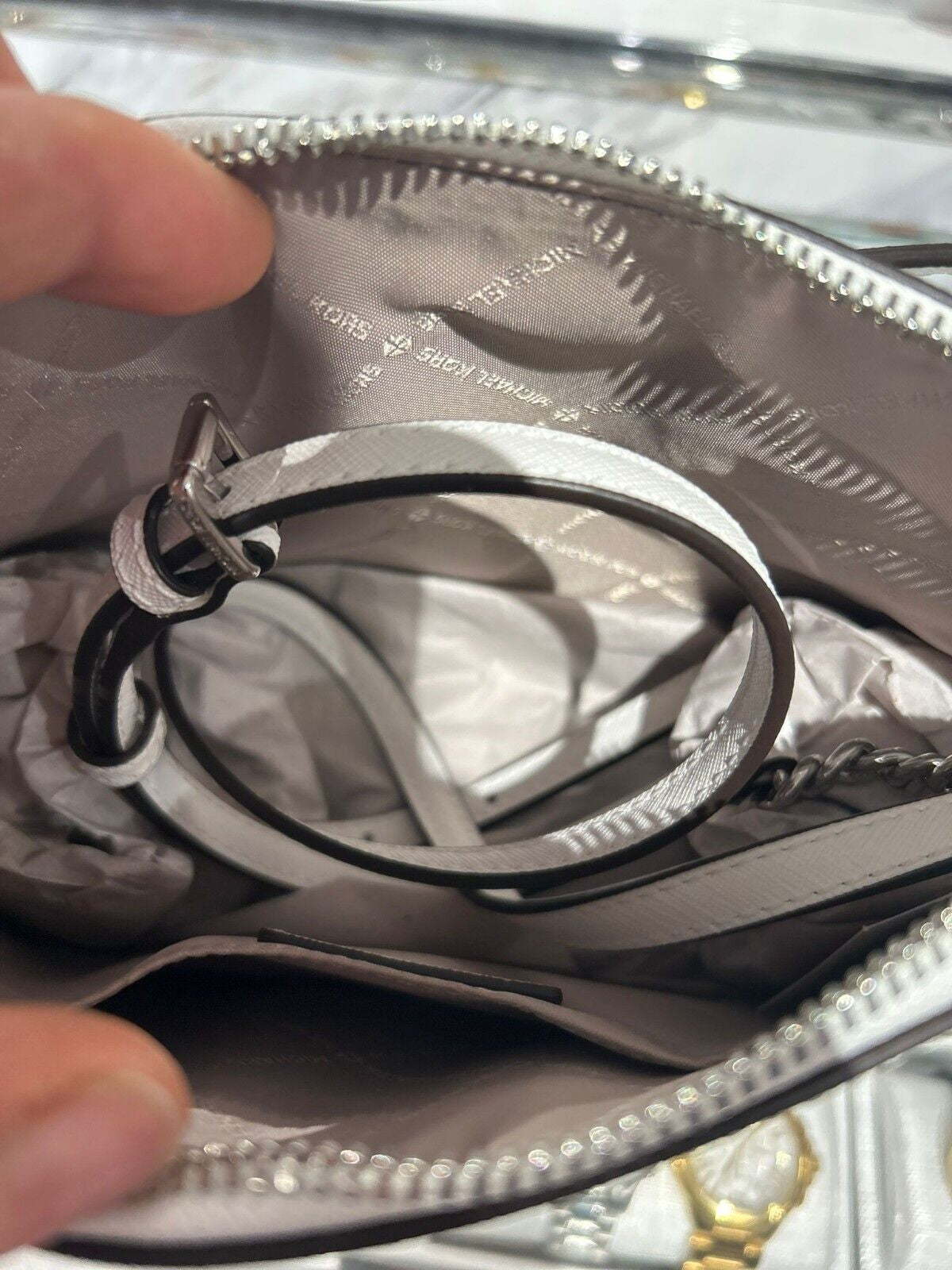 Michael Kors Lady PVC or Leather Crossbody Bag Handbag Messenger Purse Shoulder - Alrickas’ UNIQUE BOUTIQUE