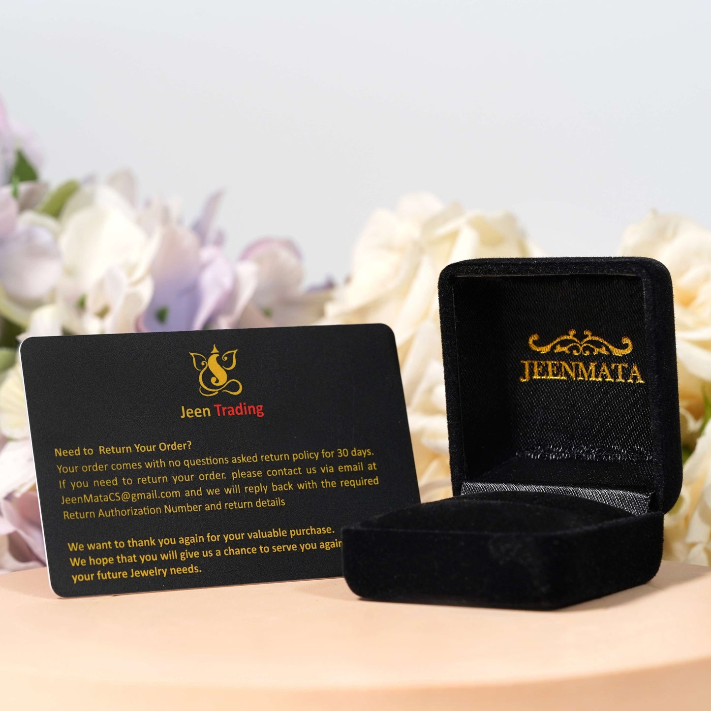 0.50 Carat round Shape - Tree Leaves Design Wedding Set - Nature Inspired Bridal Ring - 18K Black Gold Plating over Silver