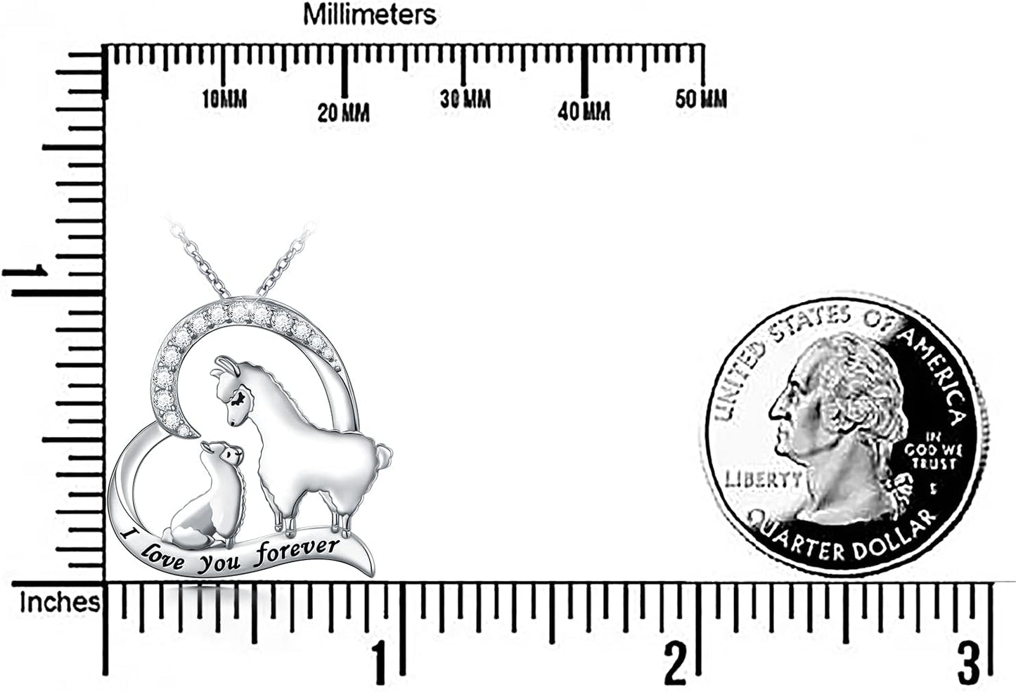 Animal Necklaces for Women Girls 925 Sterling Silver Frog/Ladybug/Guinea Pig/Camel/Giraffe/Cat/Mushroom/Dove Pendant Necklace Christmas Jewelry Birthday Gifts