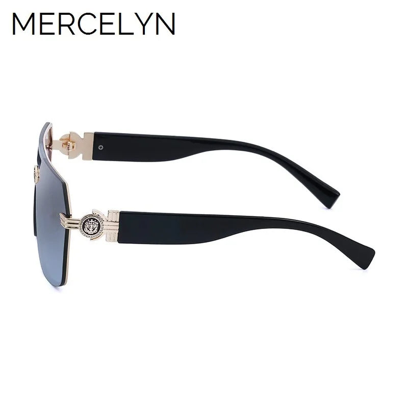 Vintage Luxury Sunglasses for Men and Women Square Fashion Designer Driving Glasses Shades
