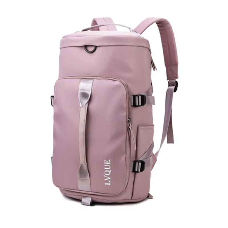 Women Large Travel Backpacks Waterproof Stylish Casual Daypack Bags with Luggage Strap Backpack Ladies Sports Yoga Luggage Bags