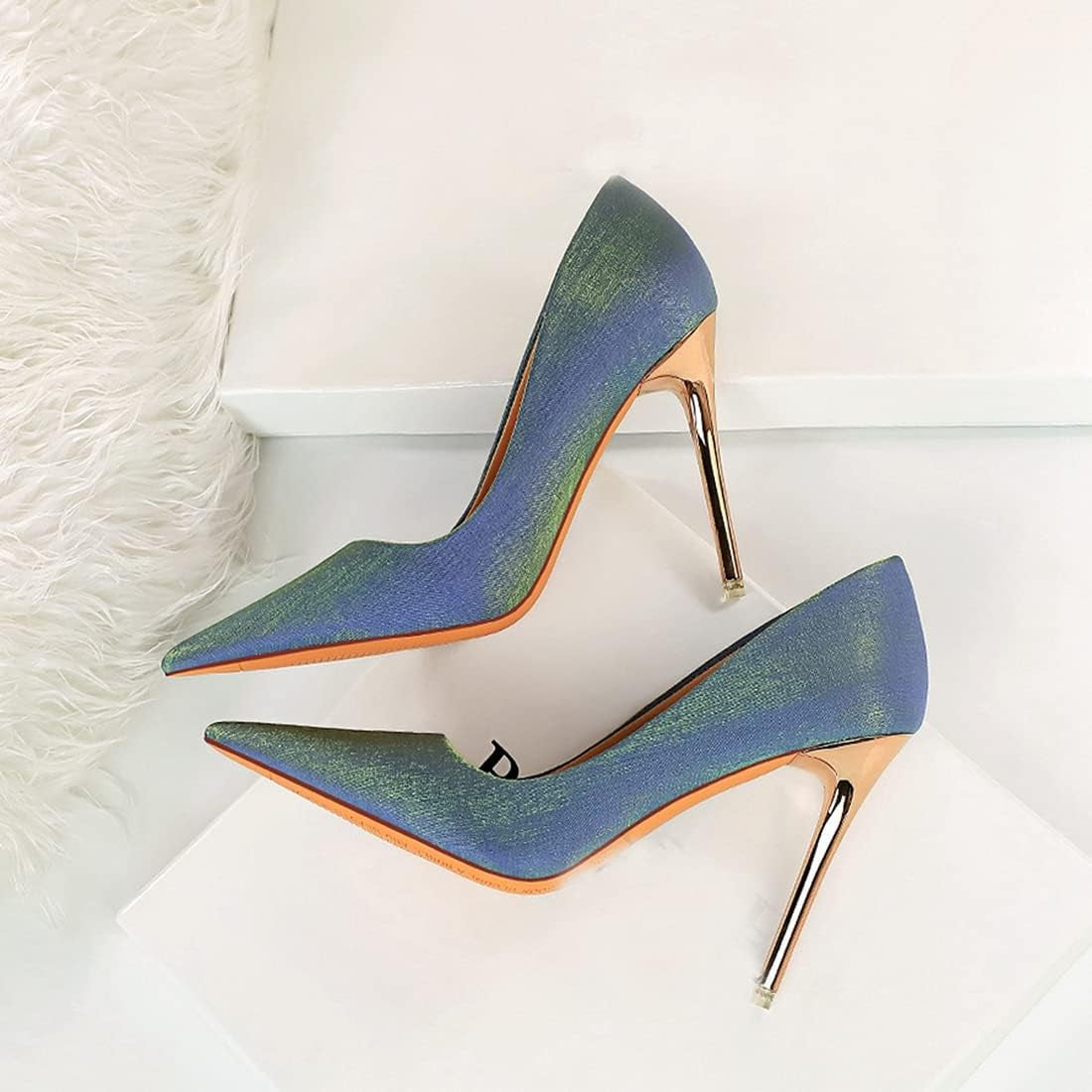 Wedding Party Shoes for Women Satin High Heel Pumps