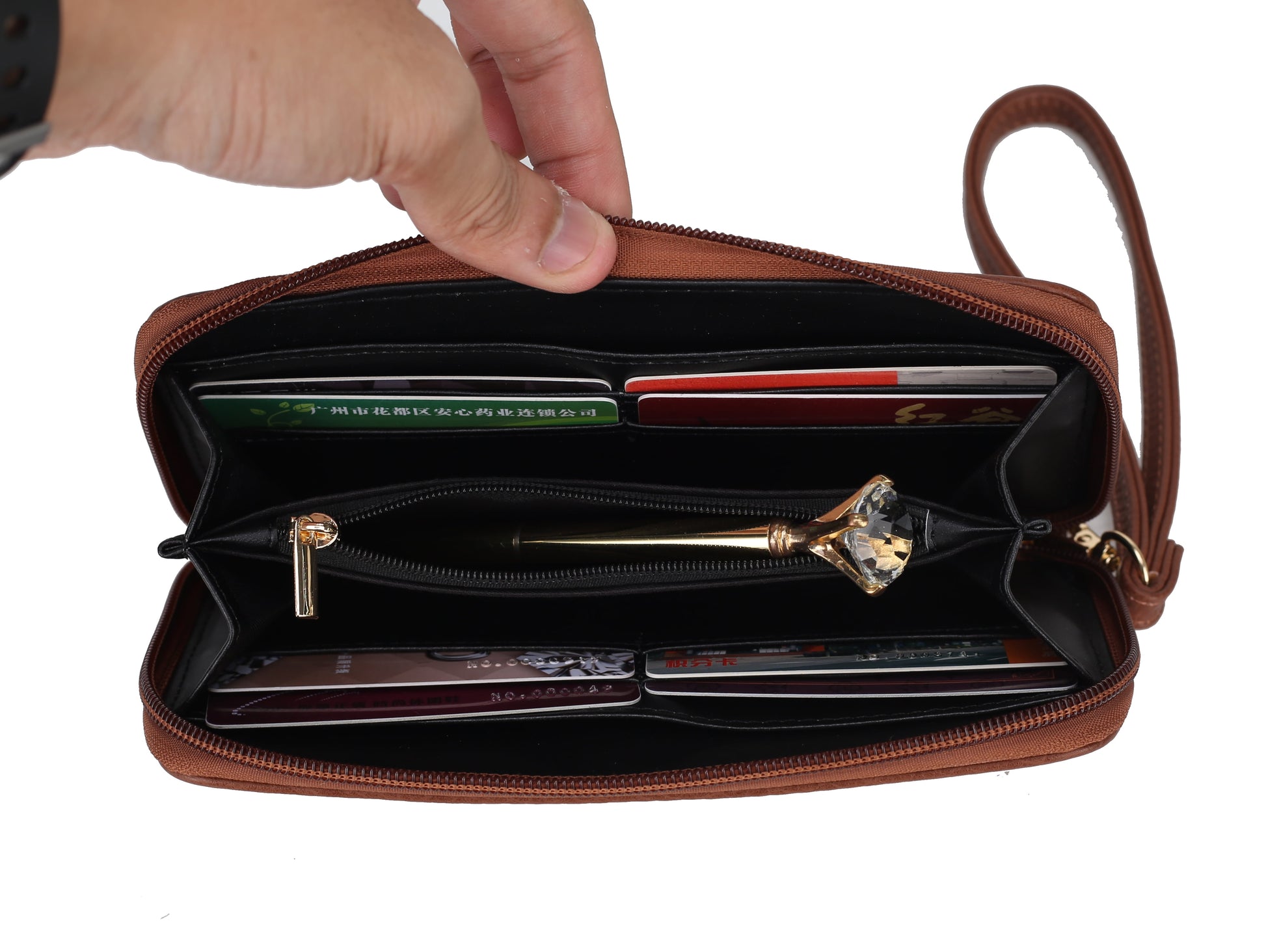 Chic Red Vegan Leather Hobo Bag & Wristlet Wallet Set for Women by Mia K - Stylish Shoulder Purse 2-Piece Collection - Alrickas’ UNIQUE BOUTIQUE