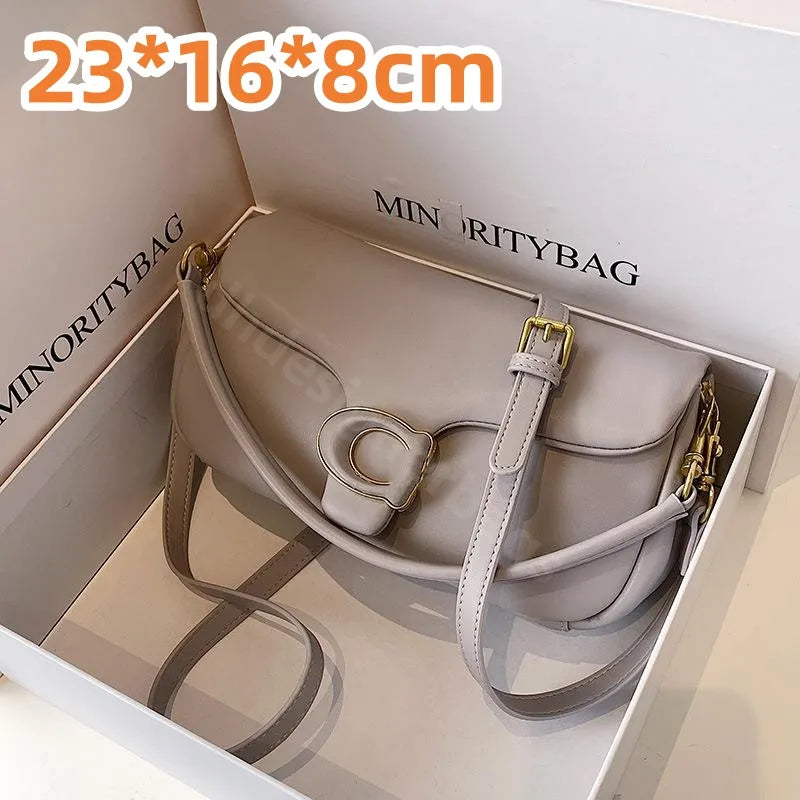 Luxury Soft Leather Crossbody Bag for Women - Designer Cloudy Purse & Mini Wallet in Black - Alrickas’ UNIQUE BOUTIQUE