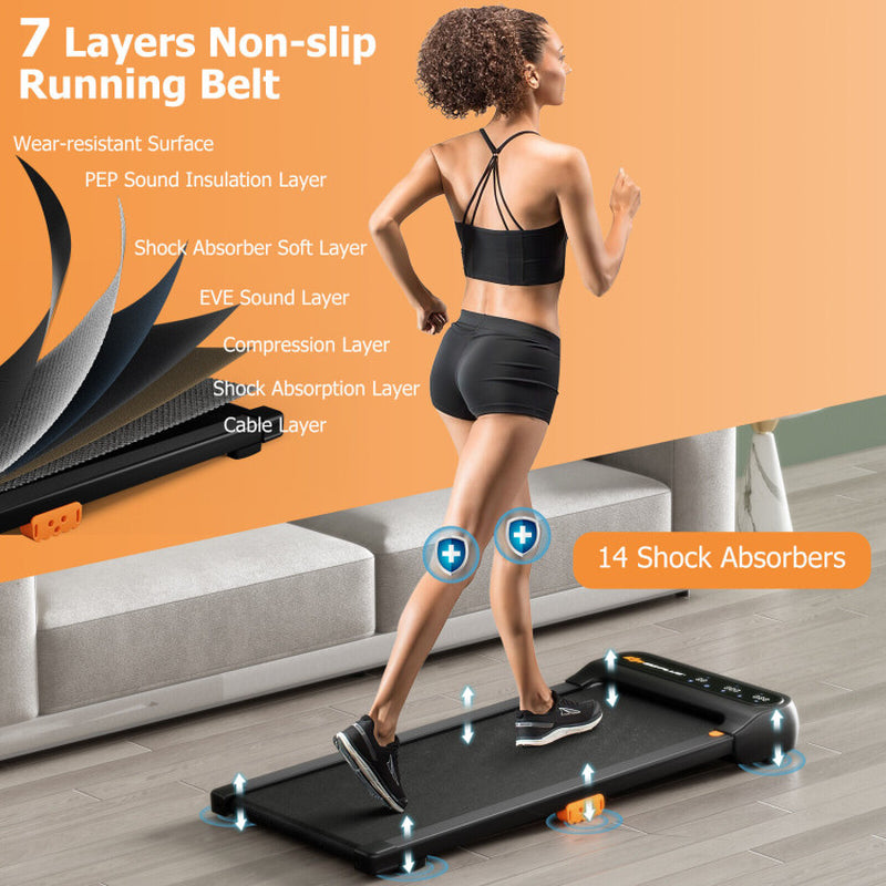 Revolutionary Under Desk Walking Pad Treadmill with Convenient Watch-Like Remote for Home and Office Fitness - Alrickas’ UNIQUE BOUTIQUE