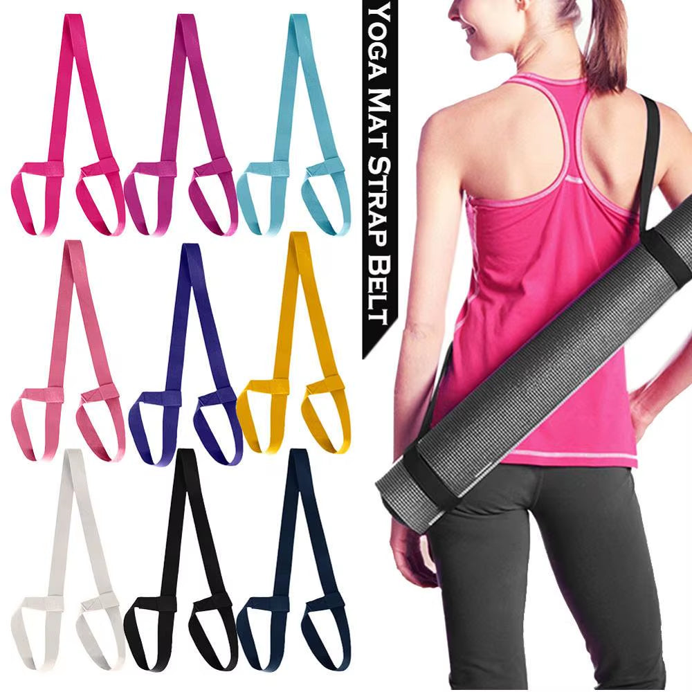 Versatile Adjustable Yoga Mat Carrier Strap - Perfect for Fitness & Gym, 165cm x 3.8cm - Alrickas’ UNIQUE BOUTIQUE