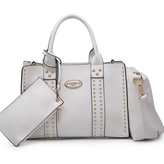 Stylish 3-Piece Women's Handbag Set - Tote, Shoulder Bag & Briefcase for Every Occasion - Alrickas’ UNIQUE BOUTIQUE