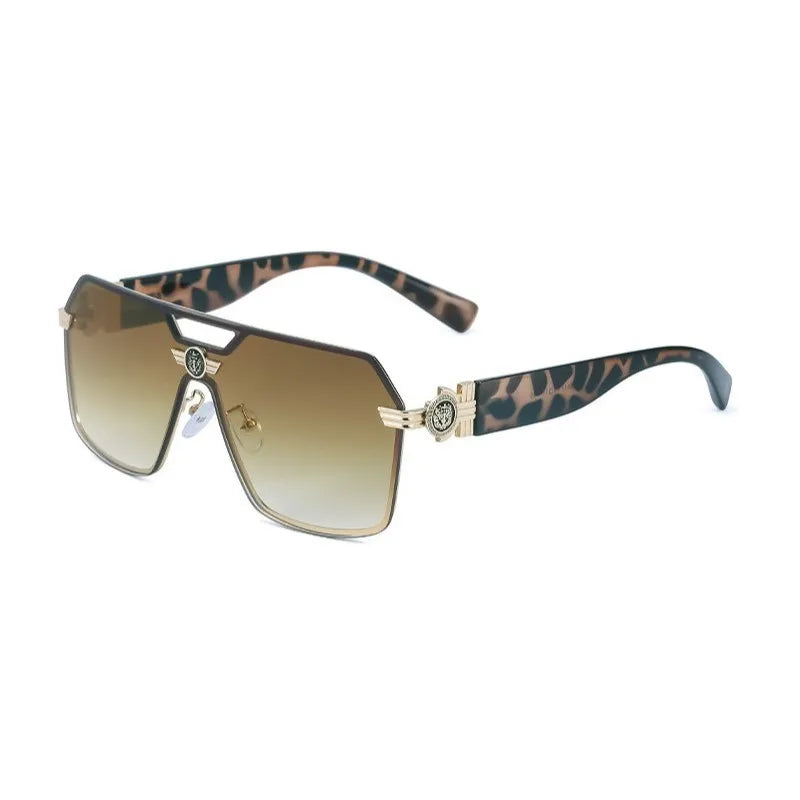 Vintage Luxury Sunglasses for Men and Women Square Fashion Designer Driving Glasses Shades