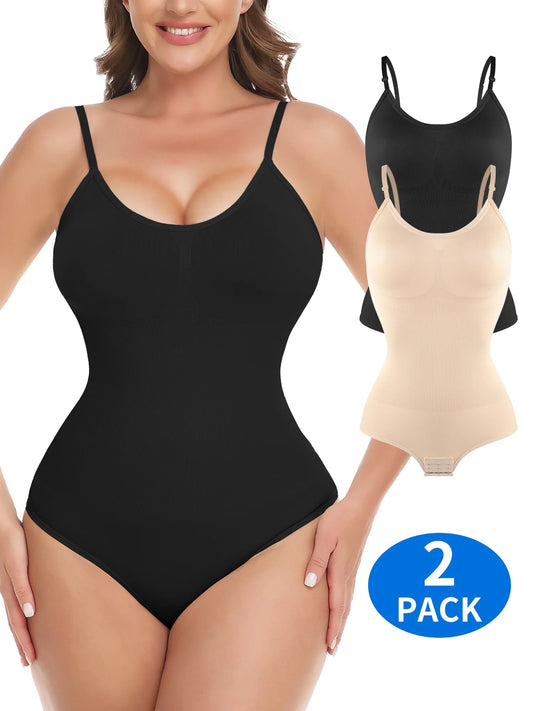Sculpting High Waist Shapewear Bodysuit for Women - Ultimate Tummy Control Body Shaper - Alrickas’ UNIQUE BOUTIQUE