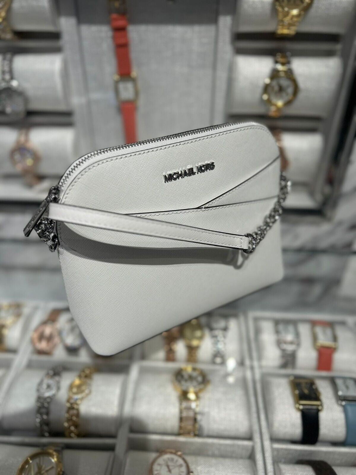 Michael Kors Lady PVC or Leather Crossbody Bag Handbag Messenger Purse Shoulder - Alrickas’ UNIQUE BOUTIQUE