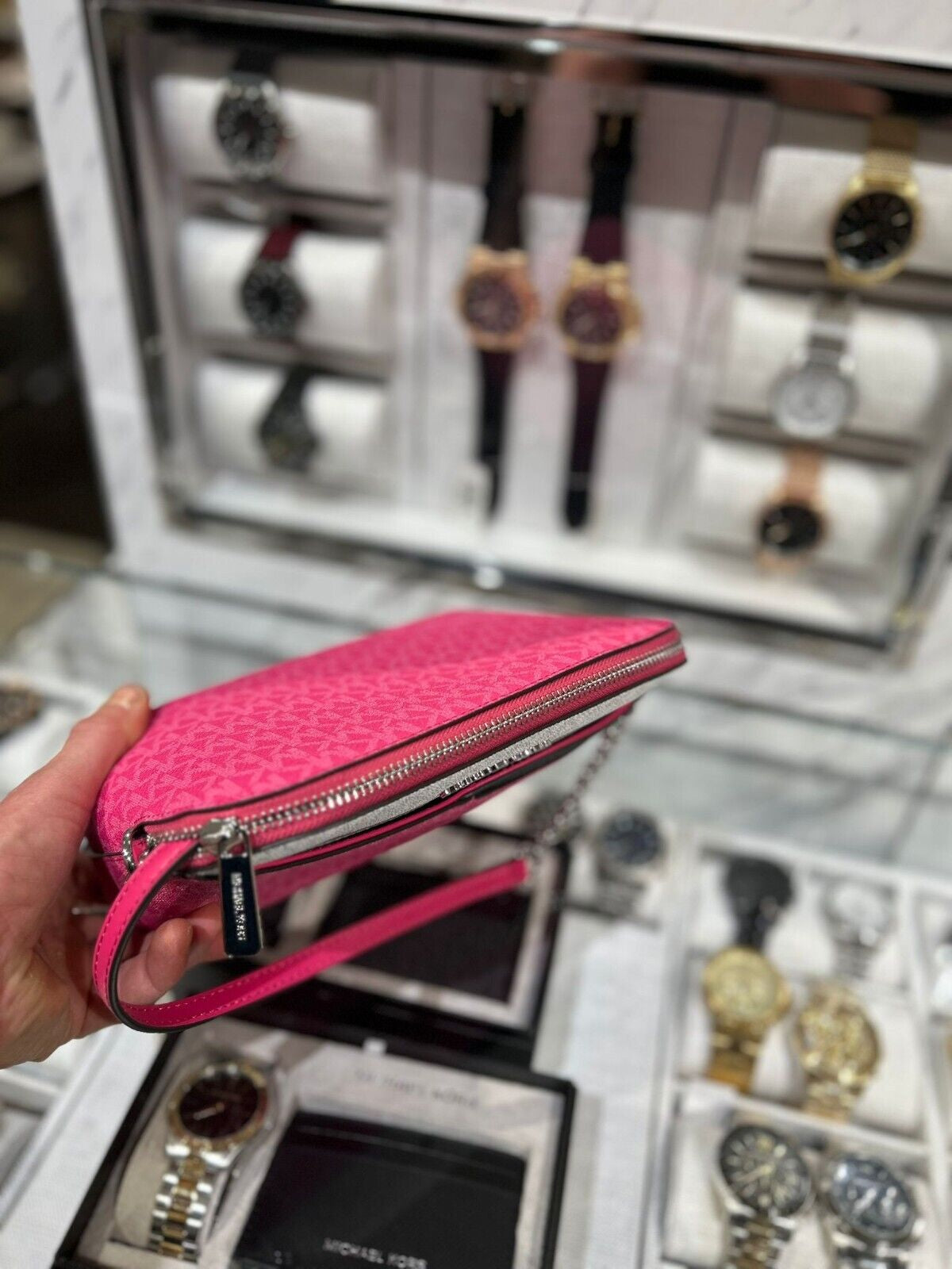 Michael Kors Lady PVC or Leather Crossbody Bag Handbag Messenger Purse Shoulder - Alrickas’ UNIQUE BOUTIQUE