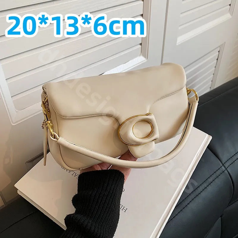 Luxury Soft Leather Crossbody Bag for Women - Designer Cloudy Purse & Mini Wallet in Black - Alrickas’ UNIQUE BOUTIQUE