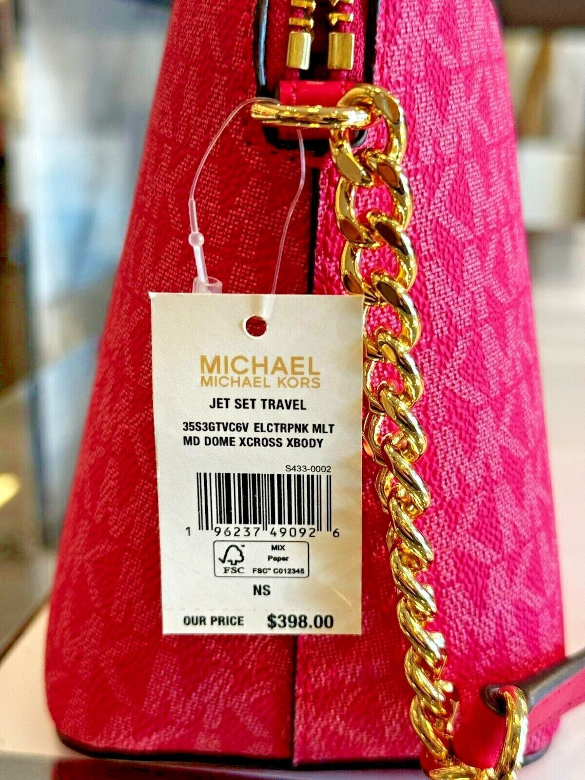 Michael Kors Lady PVC or Leather Crossbody Bag Handbag Messenger Purse Shoulder - Alrickas’ UNIQUE BOUTIQUE