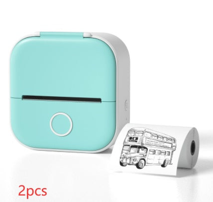 Portable Mini Thermal Label Printer Home Photo Printer Student Wrong Question Printer Bluetooth-compatible Mini Label Printer Price Tag - Alrickas’ UNIQUE BOUTIQUE