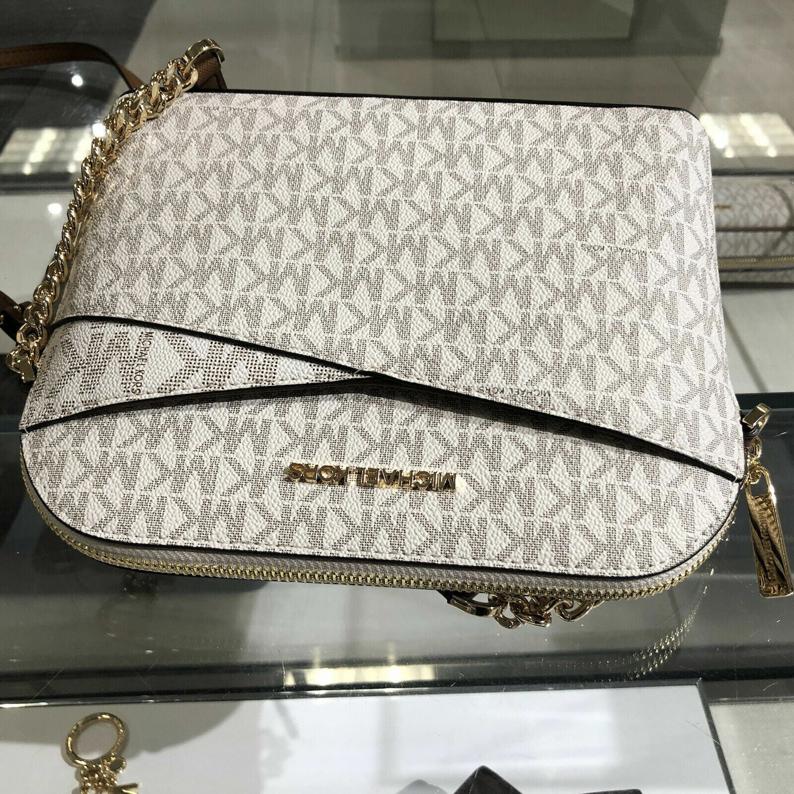 Michael Kors Lady PVC or Leather Crossbody Bag Handbag Messenger Purse Shoulder - Alrickas’ UNIQUE BOUTIQUE
