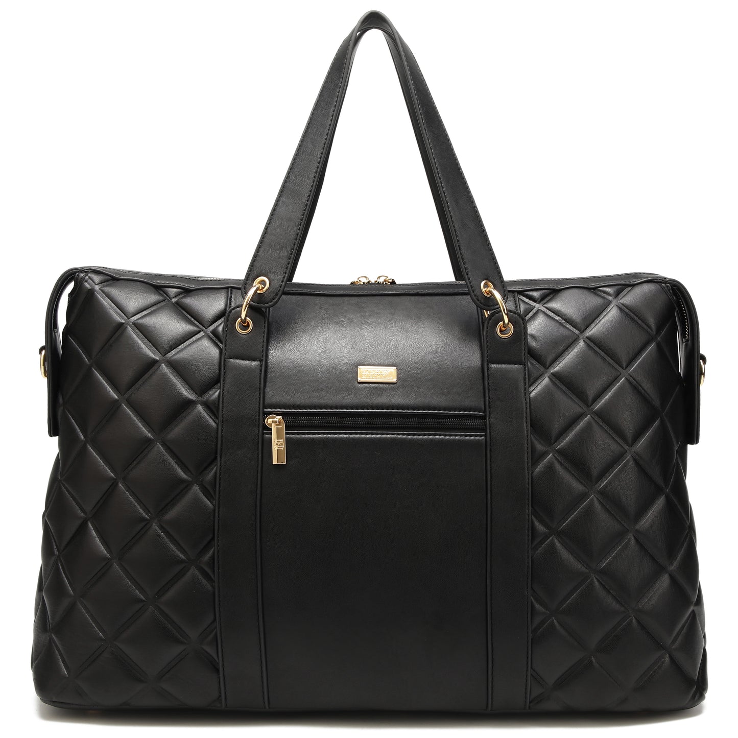 Women'S Quilted Travel Tote Weekender Duffle Bag