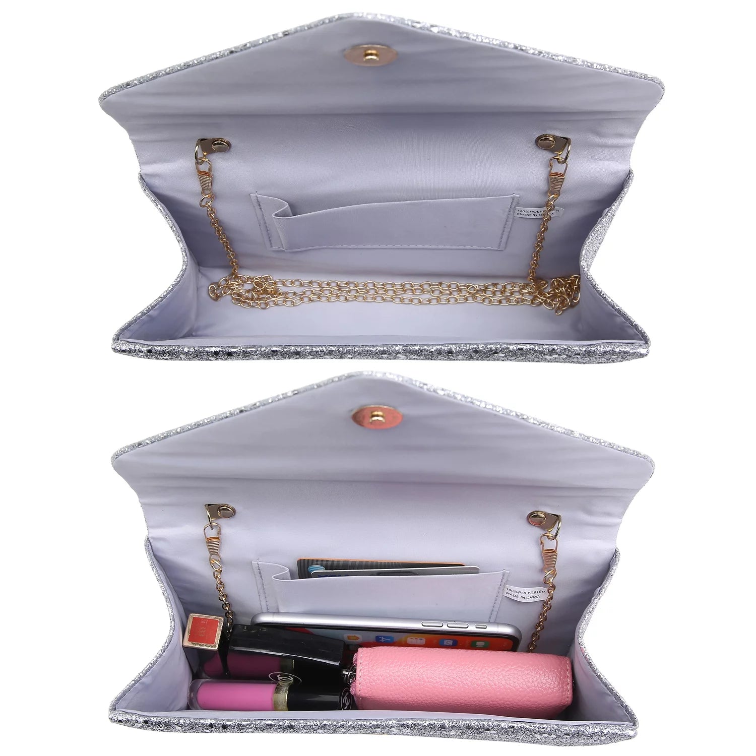 Glistening Evening Clutch Bags for Women - Elegant Formal Party & Wedding Purses - Alrickas’ UNIQUE BOUTIQUE