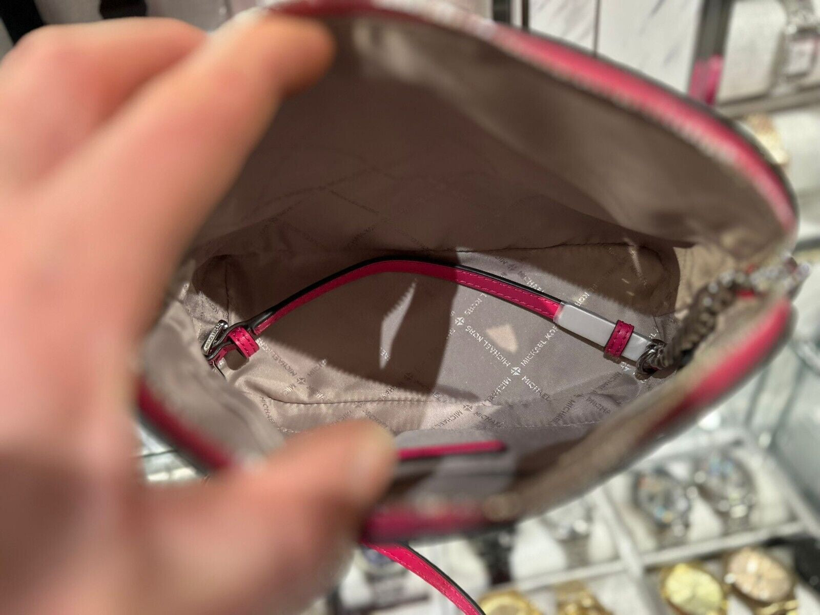 Michael Kors Lady PVC or Leather Crossbody Bag Handbag Messenger Purse Shoulder - Alrickas’ UNIQUE BOUTIQUE