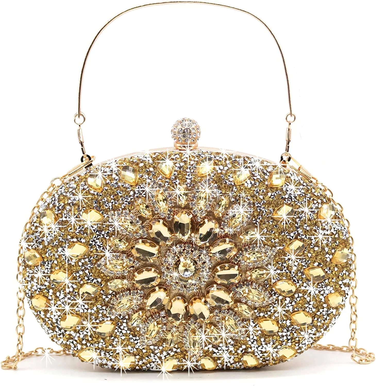 Sparkling Rhinestone Evening Clutch Bag - Perfect for Weddings, Proms, and Cocktail Parties! - Alrickas’ UNIQUE BOUTIQUE