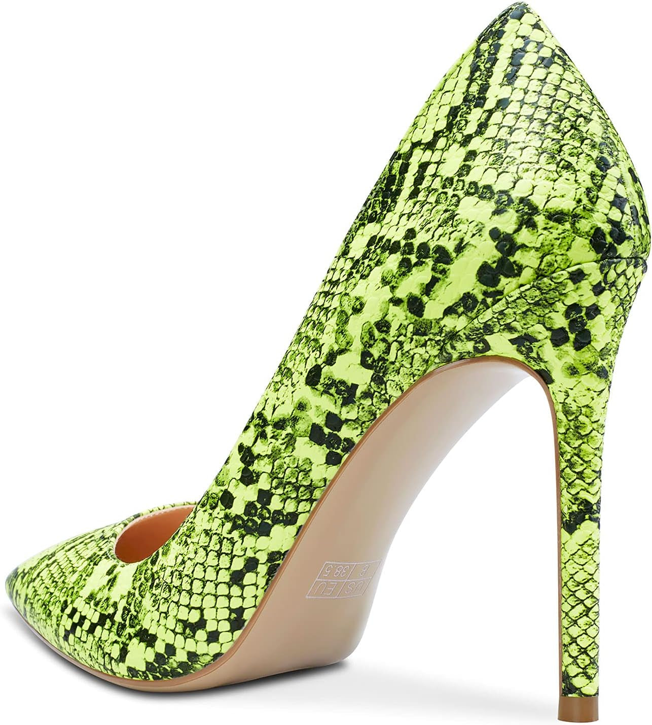 Womens High Heels Stilettos Pumps Slip-On Sexy Pointy Toe Basic Pump 10CM Heels