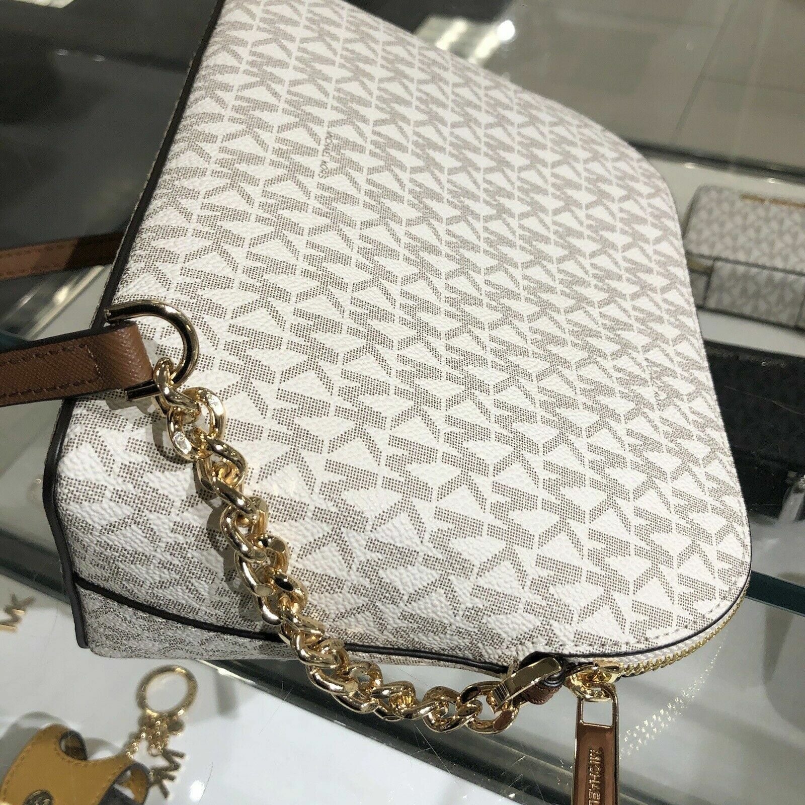 Michael Kors Lady PVC or Leather Crossbody Bag Handbag Messenger Purse Shoulder - Alrickas’ UNIQUE BOUTIQUE