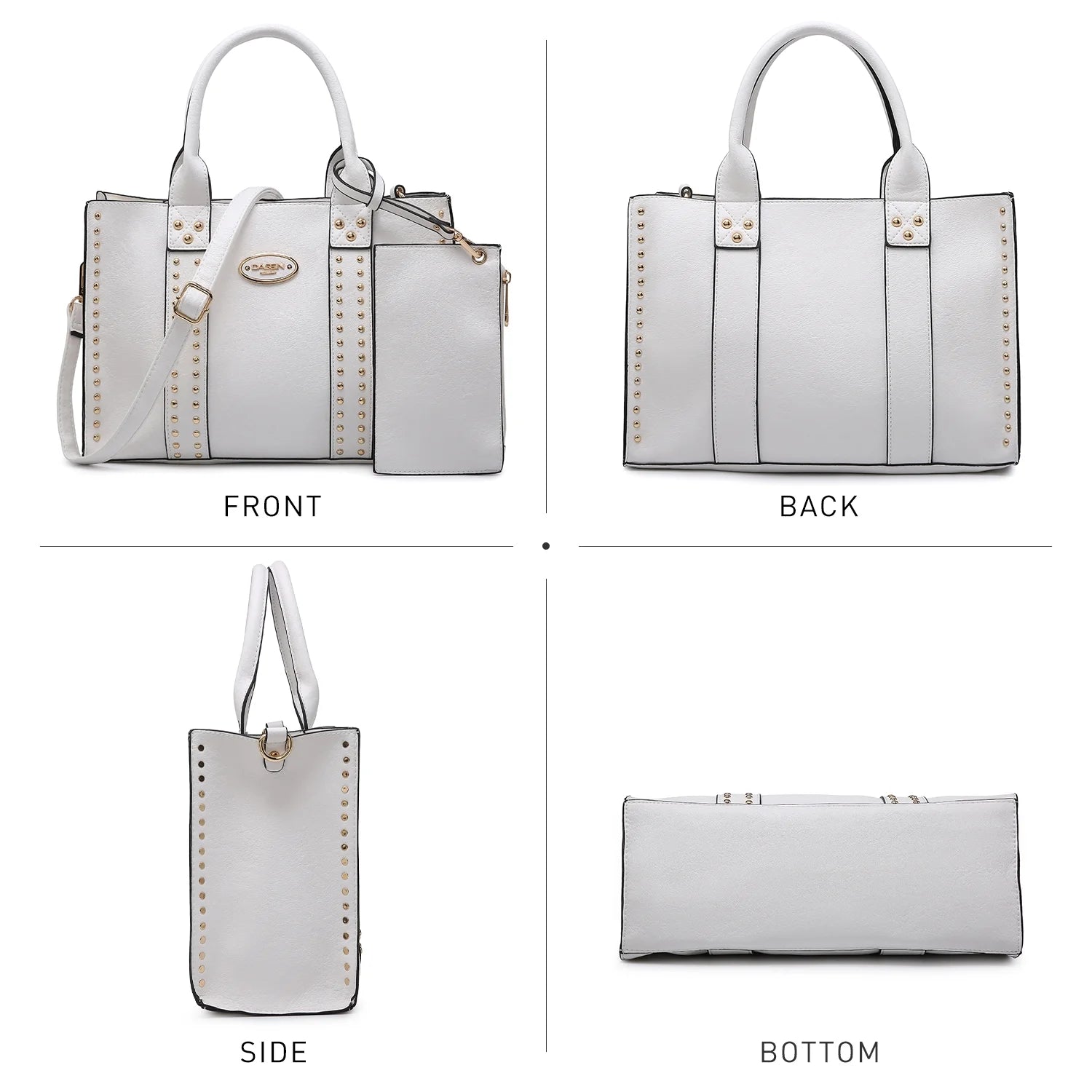 Stylish 3-Piece Women's Handbag Set - Tote, Shoulder Bag & Briefcase for Every Occasion - Alrickas’ UNIQUE BOUTIQUE