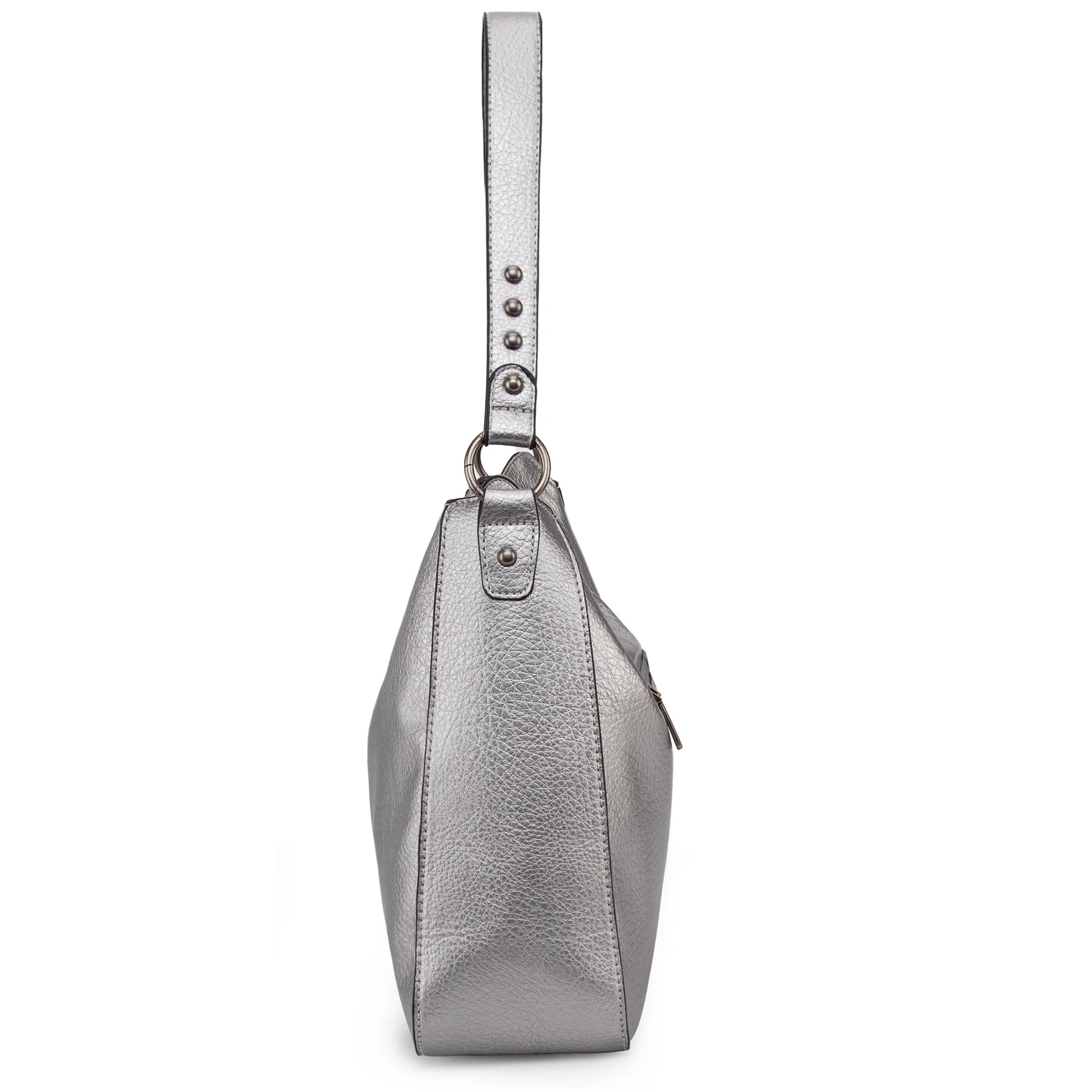 Chic Pearl Silver Hobo Bag for Women - Versatile Crossbody Purse & Stylish Shoulder Handbag - Alrickas’ UNIQUE BOUTIQUE