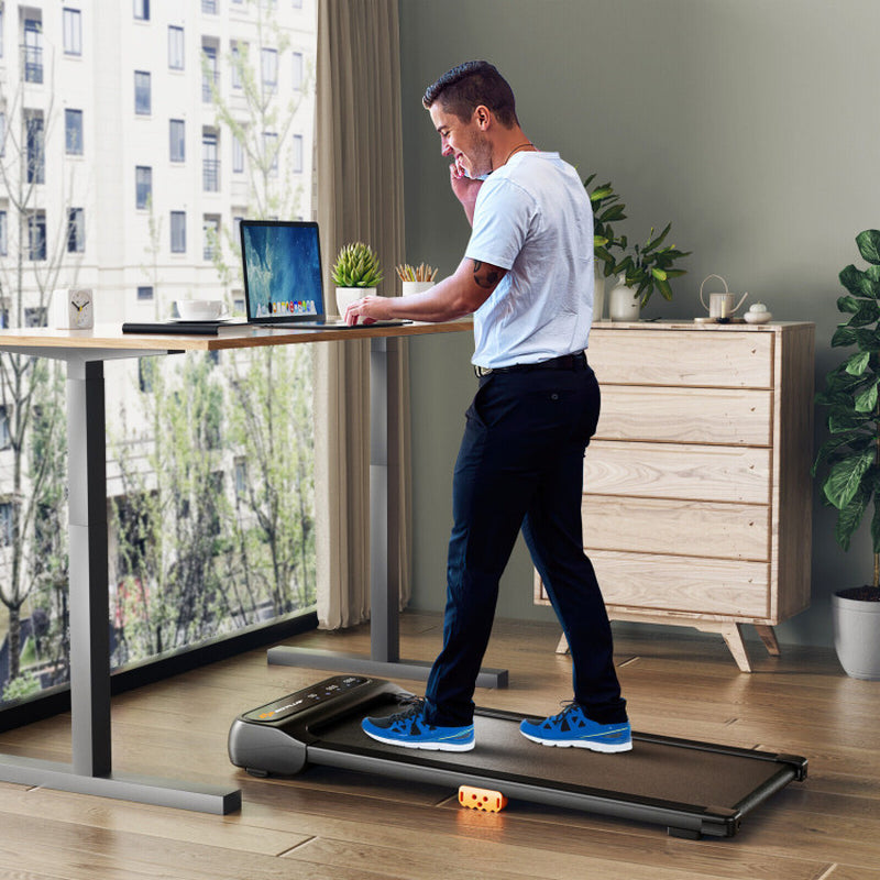 Revolutionary Under Desk Walking Pad Treadmill with Convenient Watch-Like Remote for Home and Office Fitness - Alrickas’ UNIQUE BOUTIQUE
