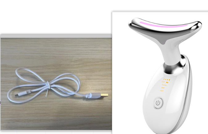 EMS Thermal Neck Lifting And Tighten Massager Electric Microcurrent Wrinkle Remover - Alrickas’ UNIQUE BOUTIQUE