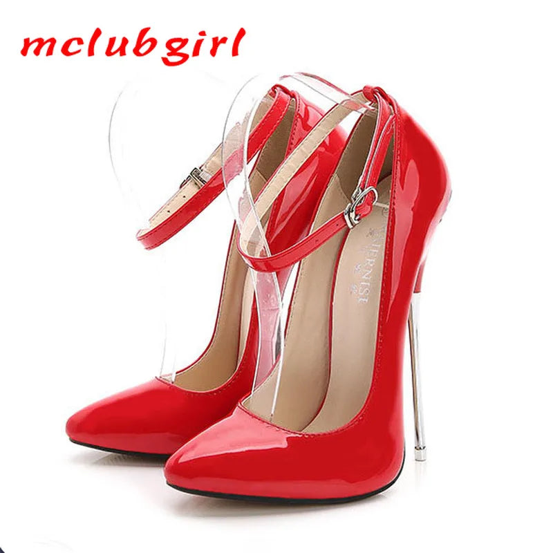 2022 16Cm Heels Women Sexy Pumps Shoes Super High Heels Point Toe Pumps Shoes Popular Super High Heels Pumps WZ