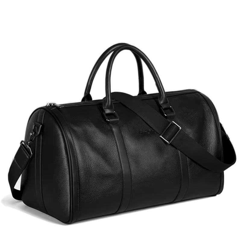 Vintage Crazy Horse Genuine Leather Travel Bag Large Luggage Bag Men Leather Duffle Bag Large Weekend Bag Tote Big