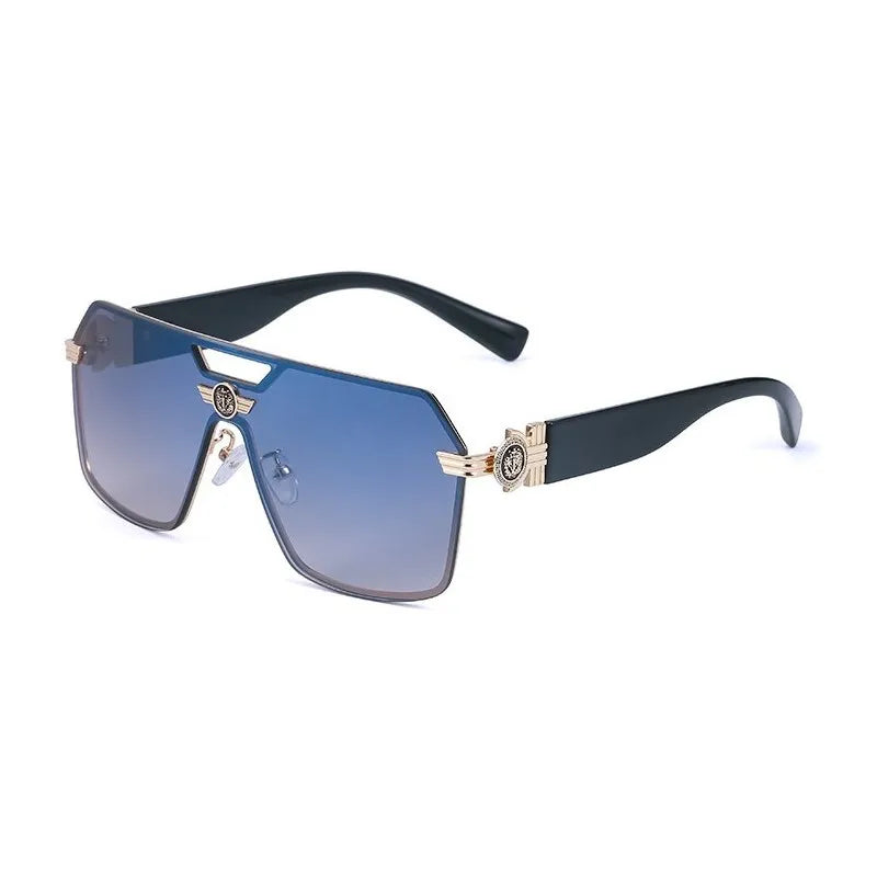 Vintage Luxury Sunglasses for Men and Women Square Fashion Designer Driving Glasses Shades