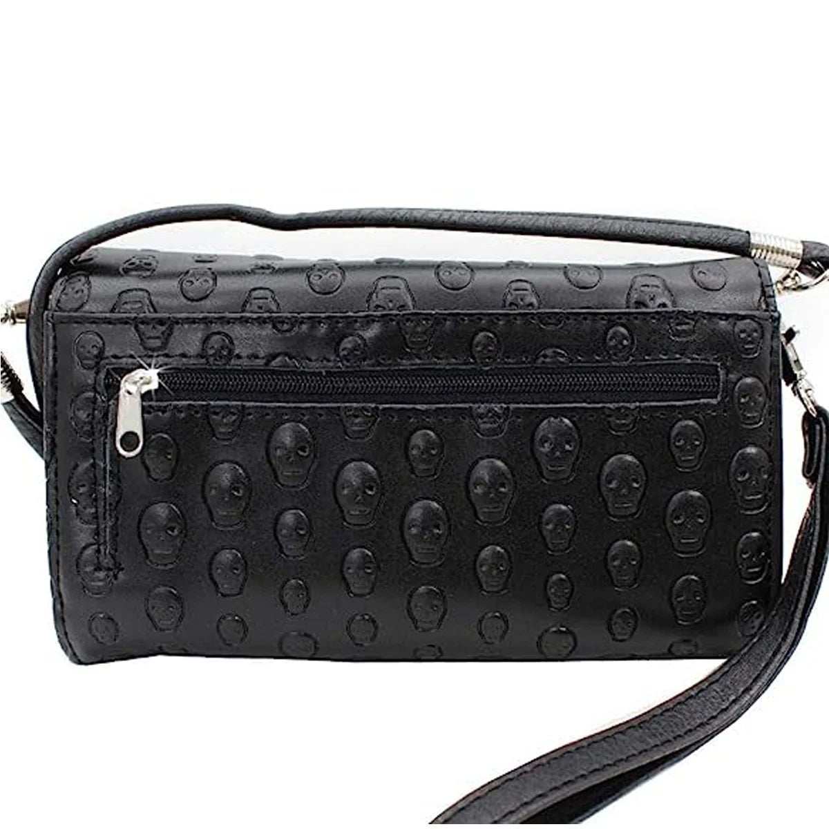 Stylish Red Rose Skull Handbag for Women - PU Leather Chic Design - Alrickas’ UNIQUE BOUTIQUE