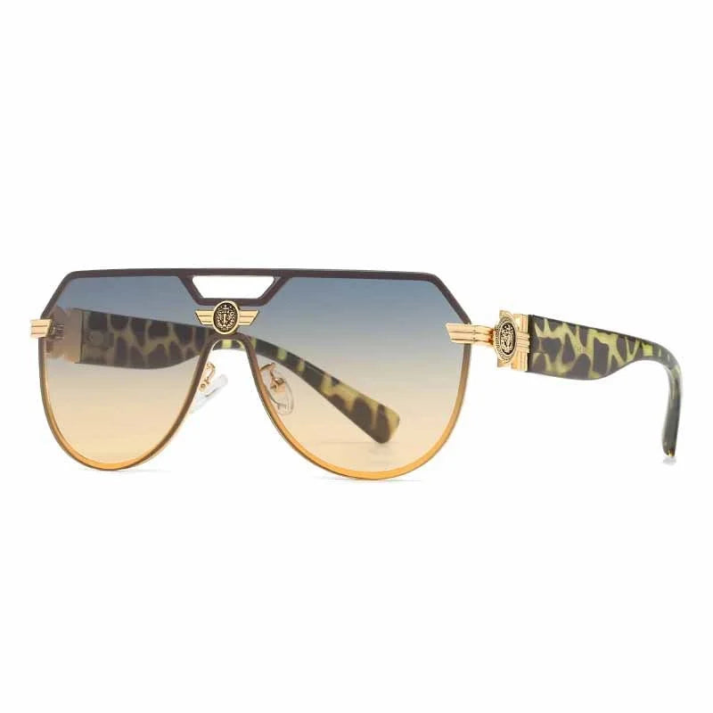 Vintage Luxury Sunglasses for Men and Women Square Fashion Designer Driving Glasses Shades
