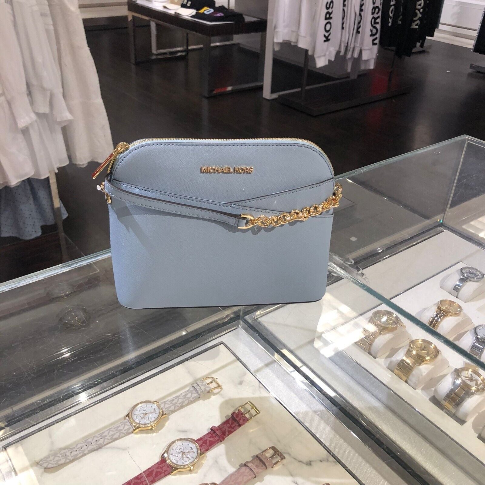 Michael Kors Lady PVC or Leather Crossbody Bag Handbag Messenger Purse Shoulder - Alrickas’ UNIQUE BOUTIQUE