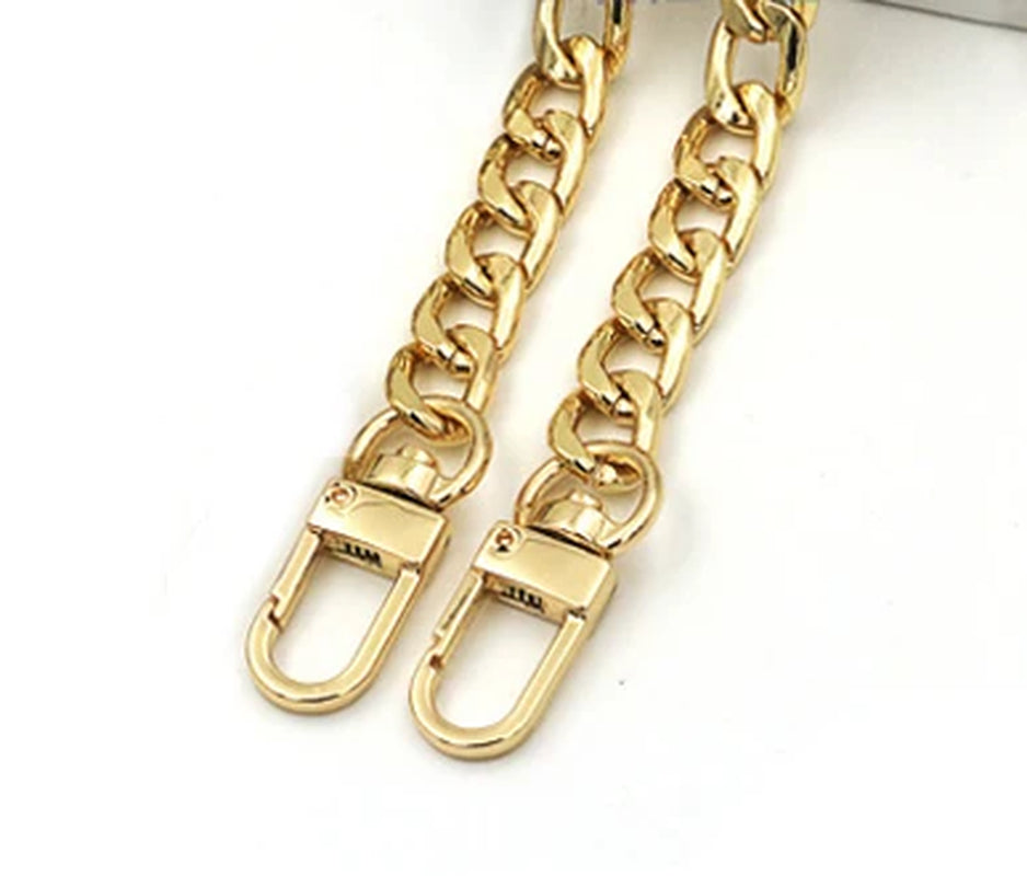 Steel Bag Chains 9Mm Detachable Replacement Purse Chain, Bag Belts Straps for Handbags Handle Accessories Shoulder Crossbody